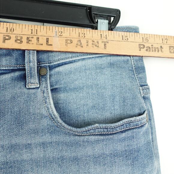 Carve Design Jeans Womens SZ 6 Slim Fit Raw Hem Organic Cotton Mid Rise Casual - Picture 3 of 11